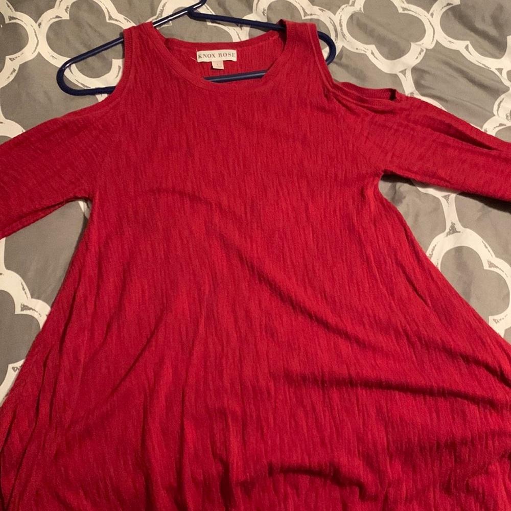 cold shoulder sweater
